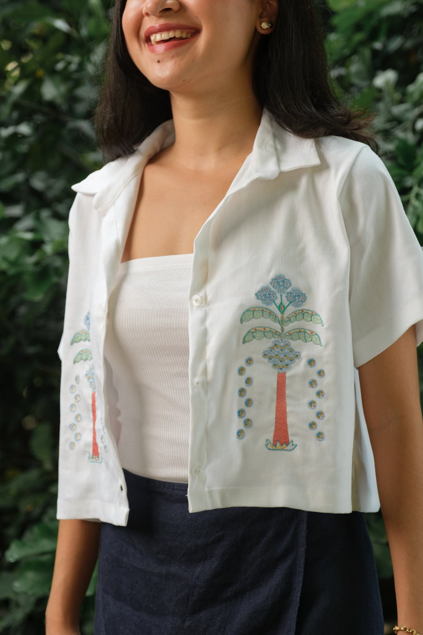 Cariño x Gianne Palmera Crop Polo