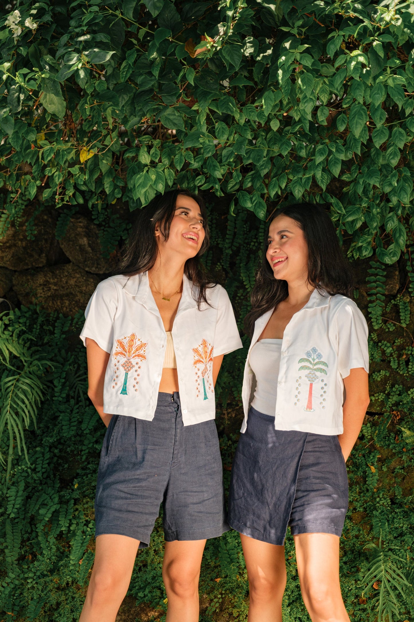 Cariño x Gianne Palmera Crop Polo