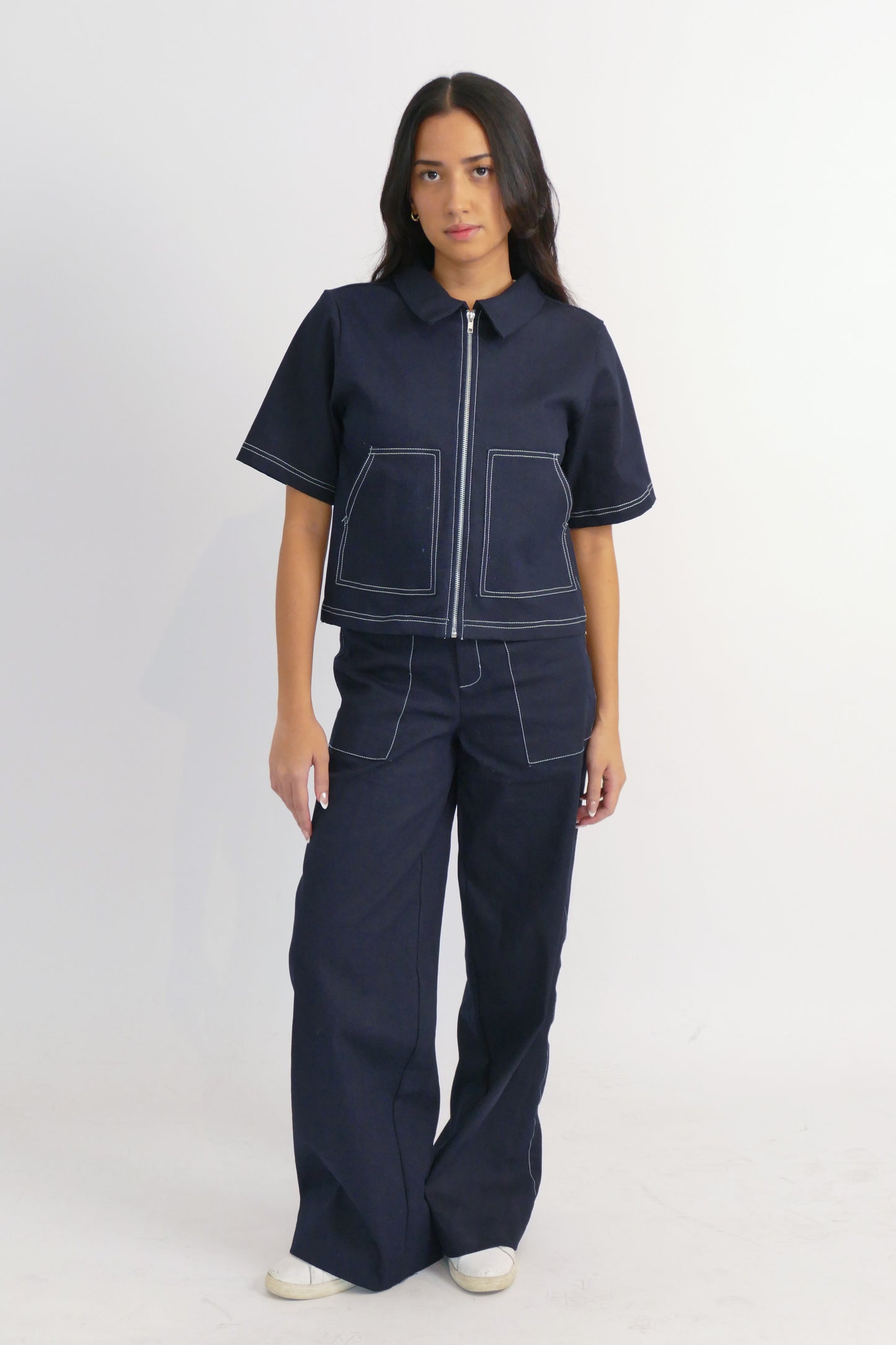 Monica Crop Polo
