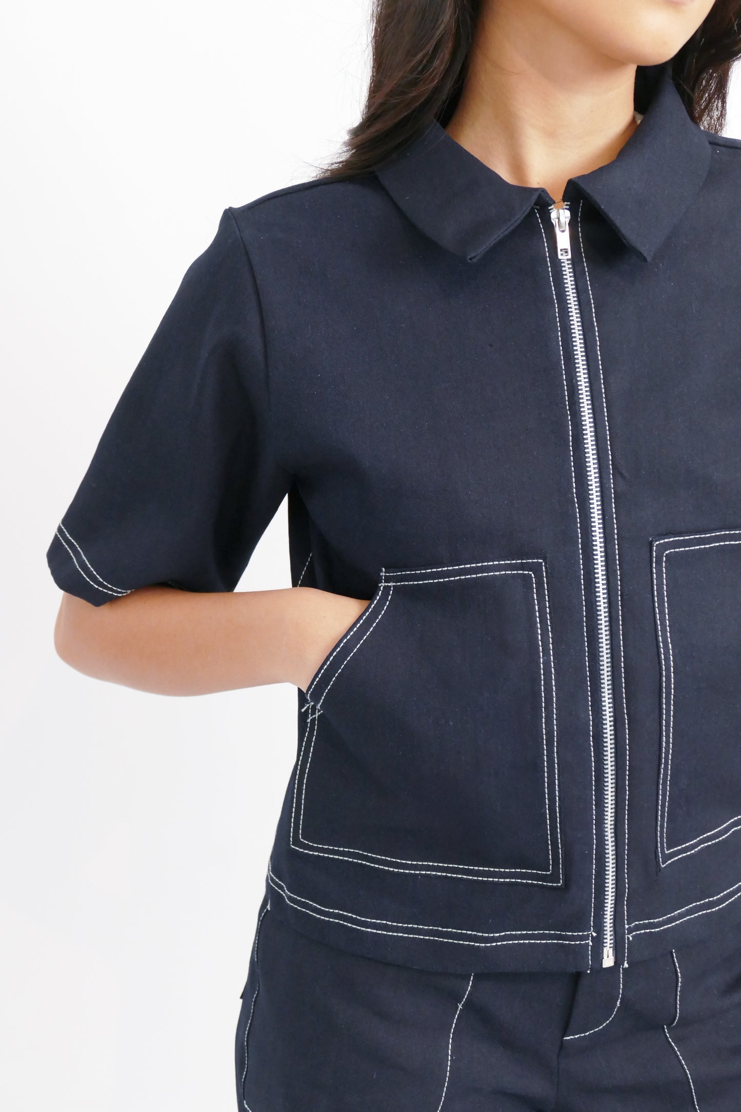 Monica Crop Polo