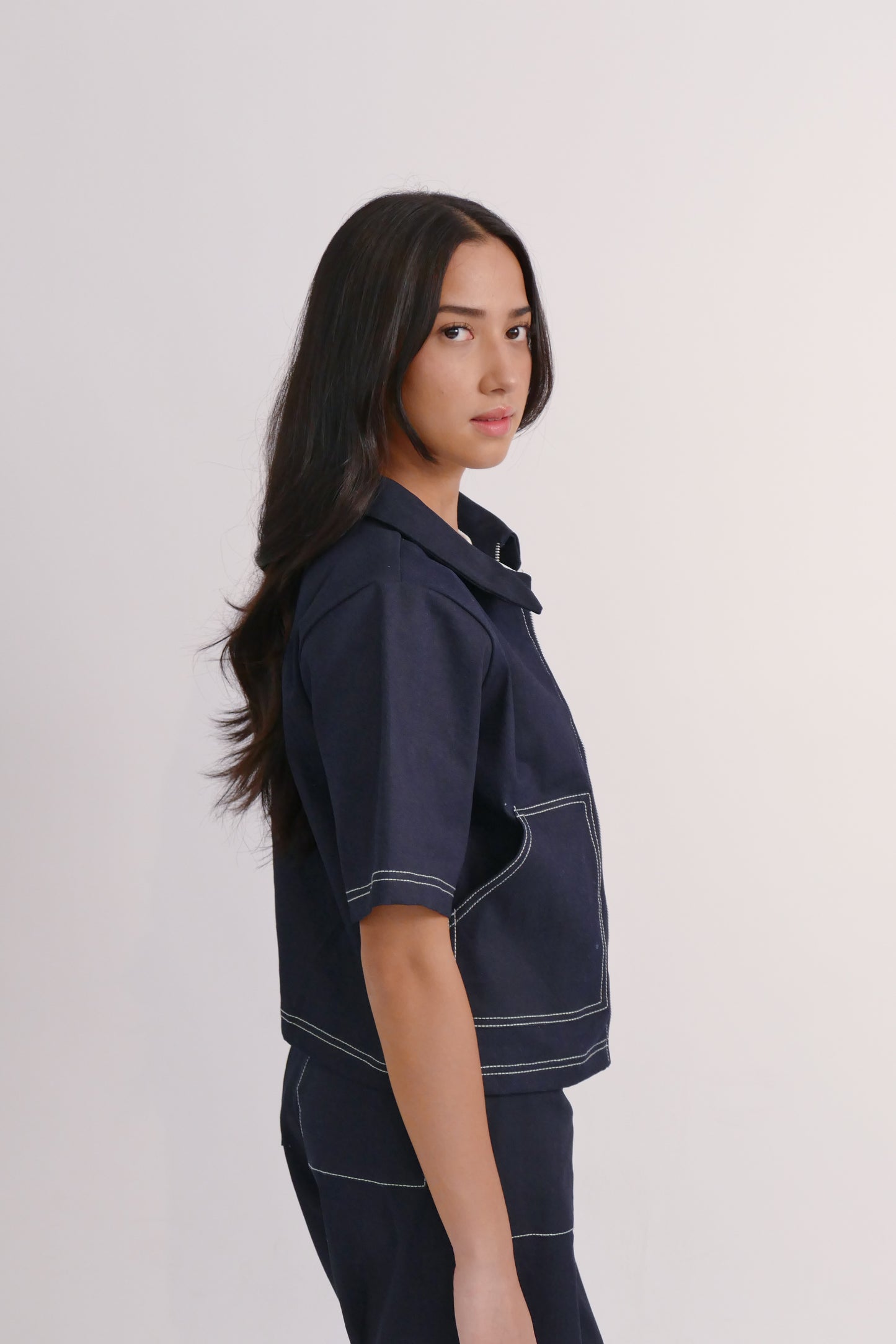 Monica Crop Polo