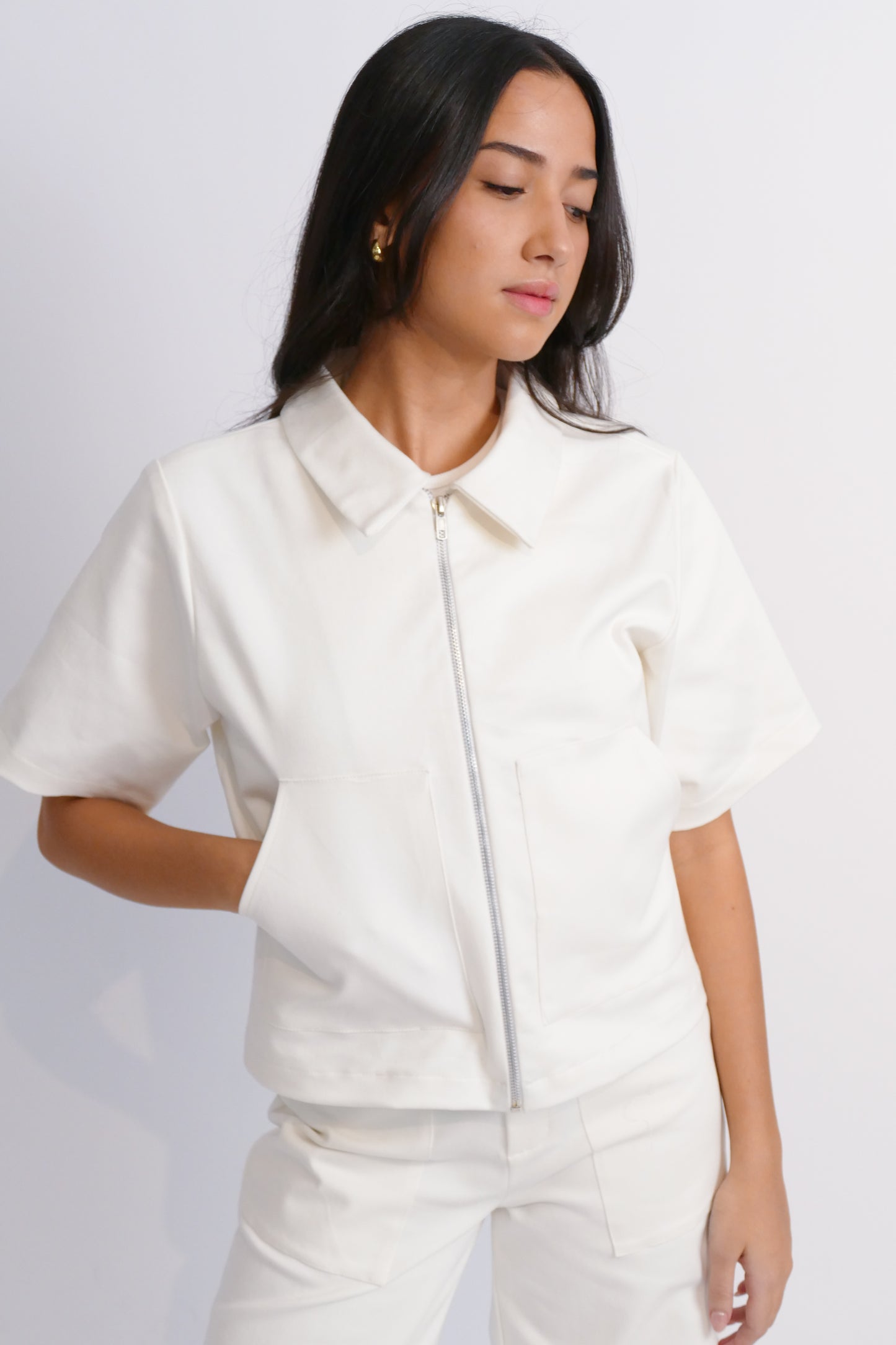 Monica Crop Polo
