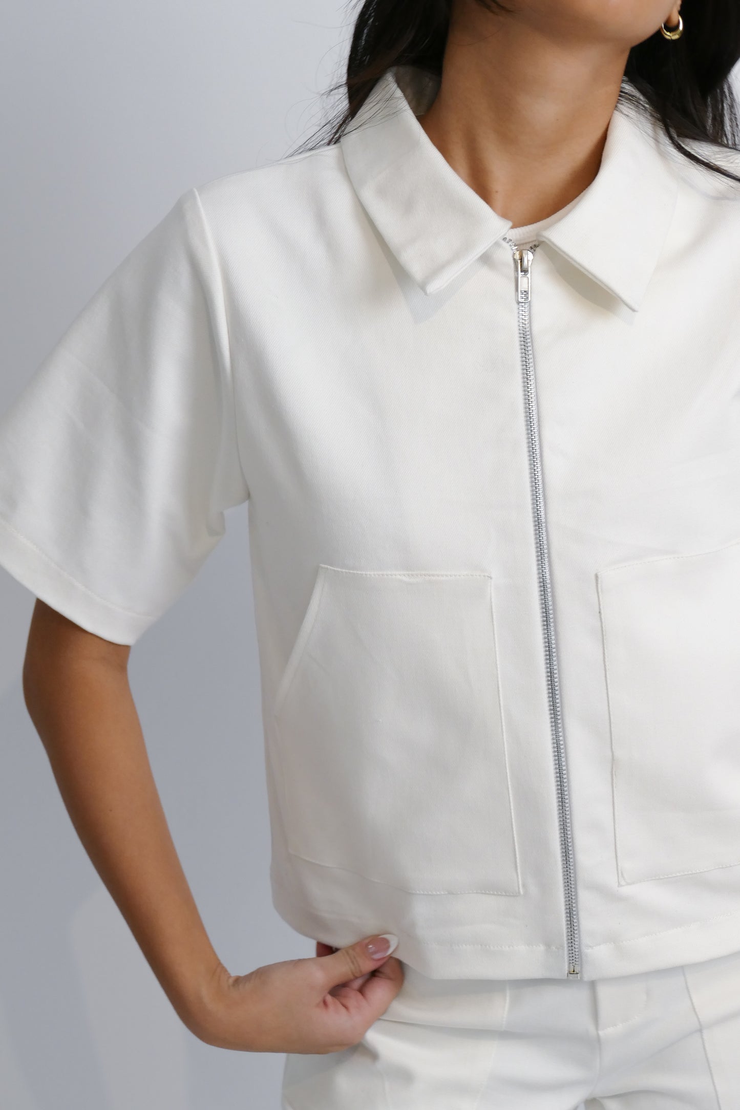Monica Crop Polo