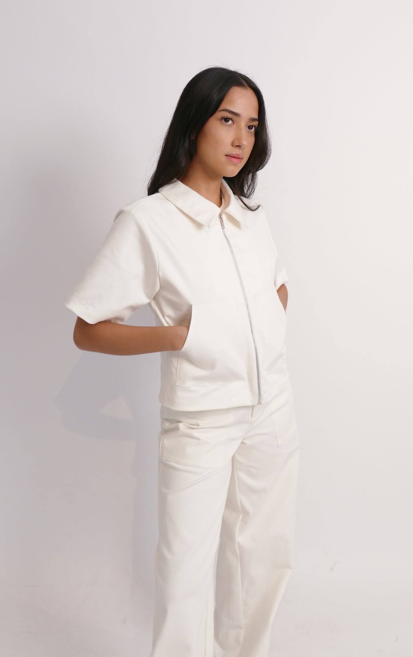 Monica Crop Polo