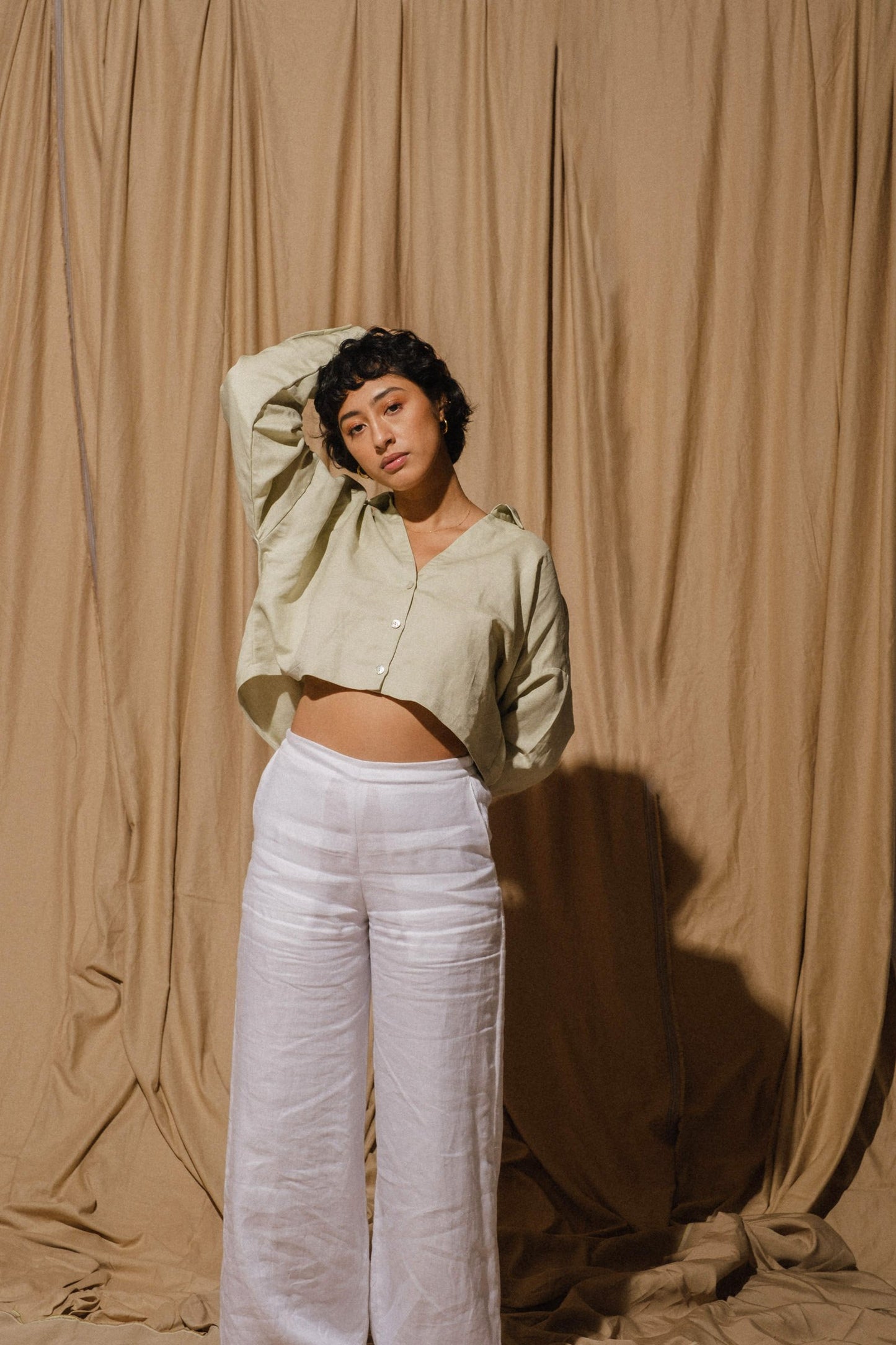Preorder: Sofia Cropped Polo
