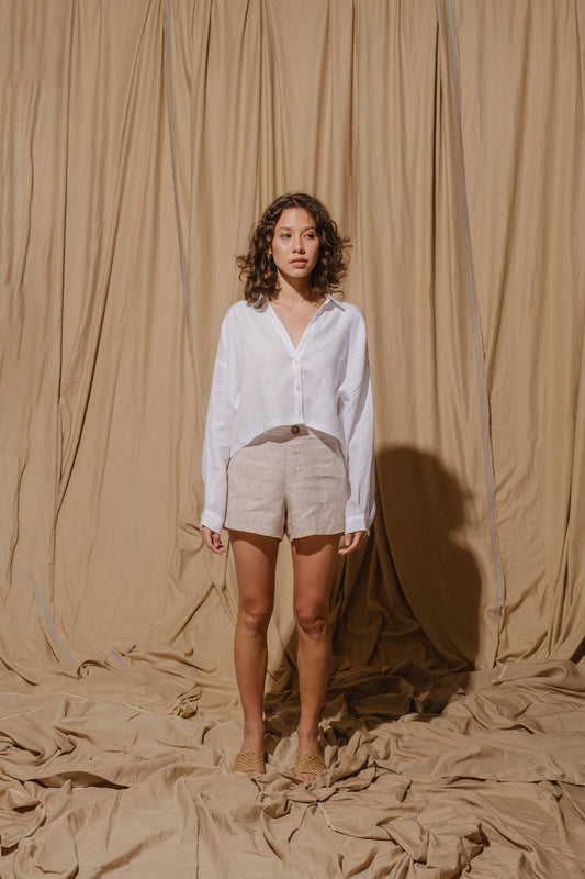 Preorder: Sofia Cropped Polo