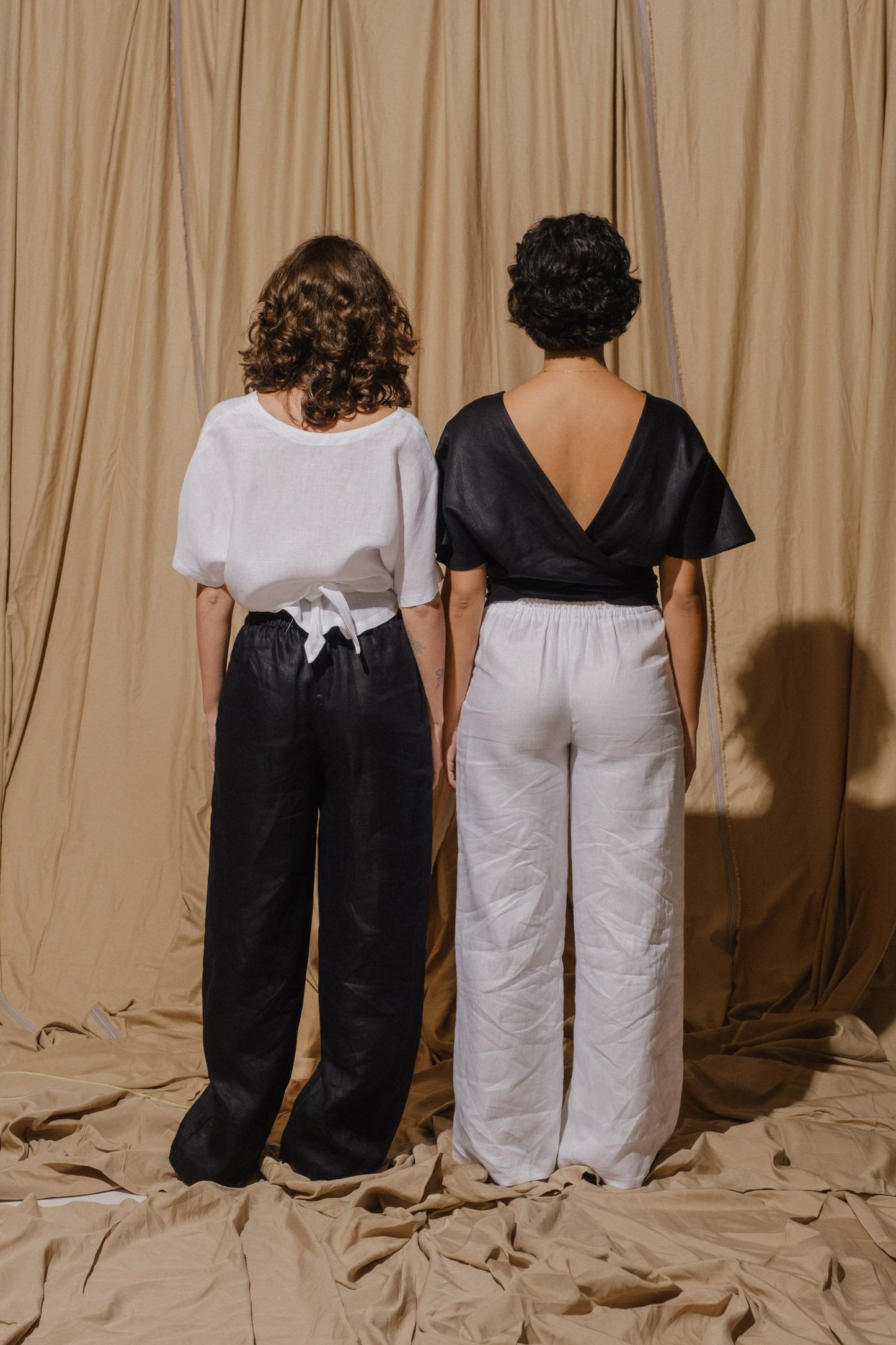Preorder: Adriana Linen Wrap Top