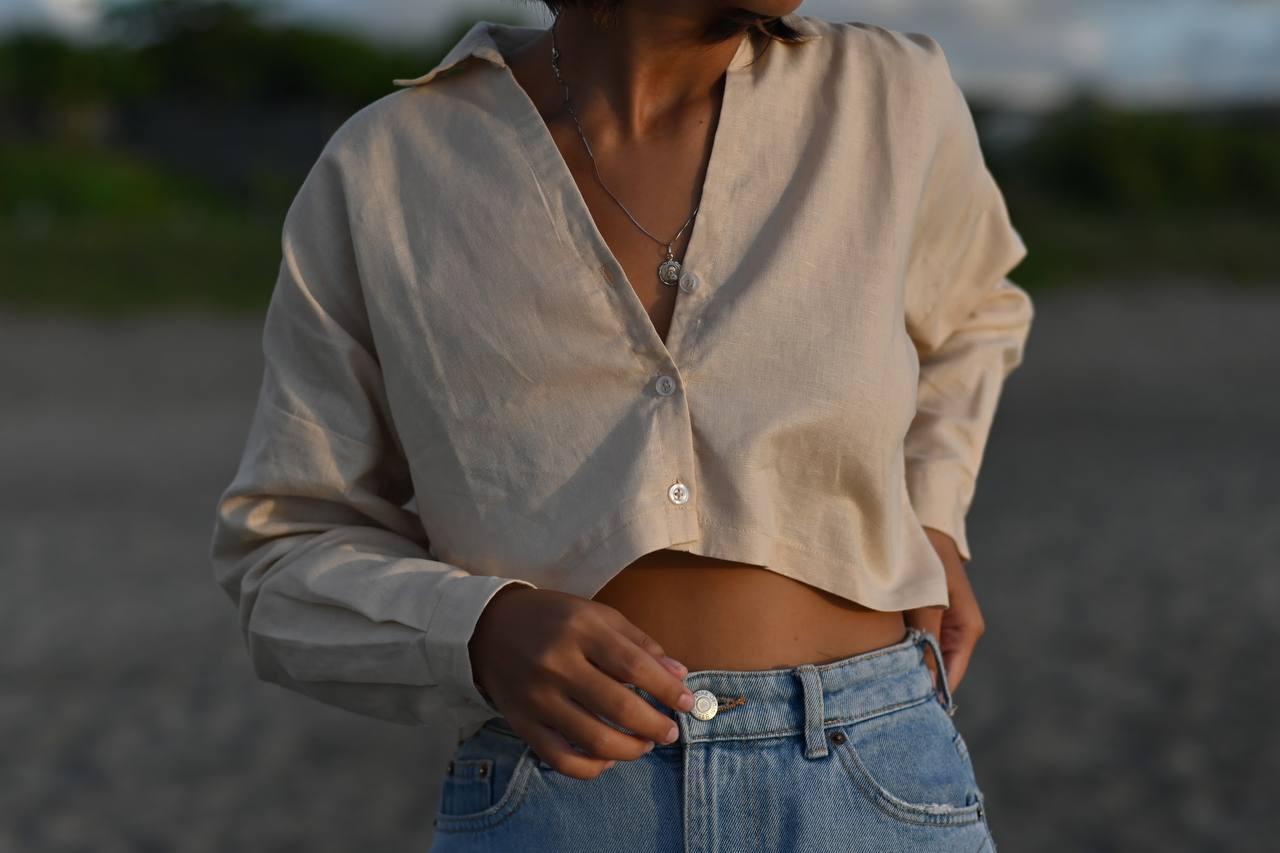 Preorder: Sofia Cropped Polo