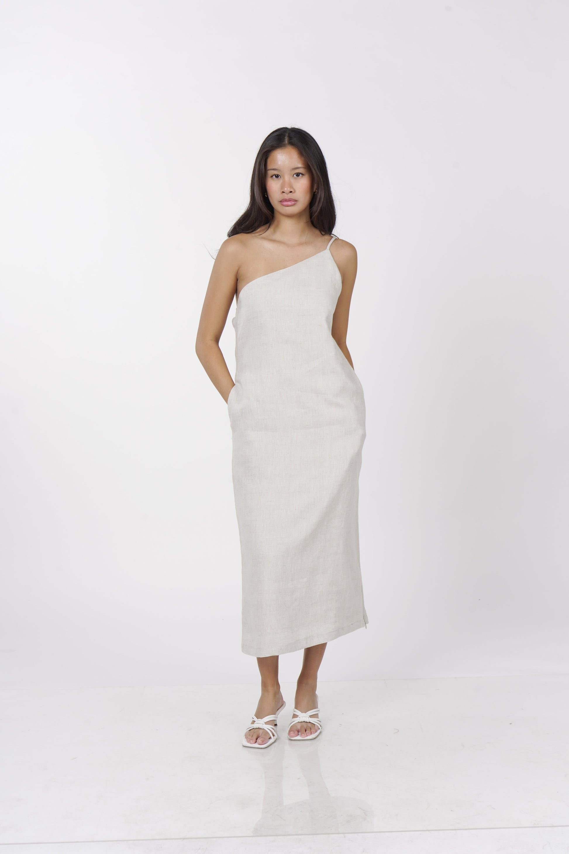 stella midi dress Stella Midi Dotted Dress